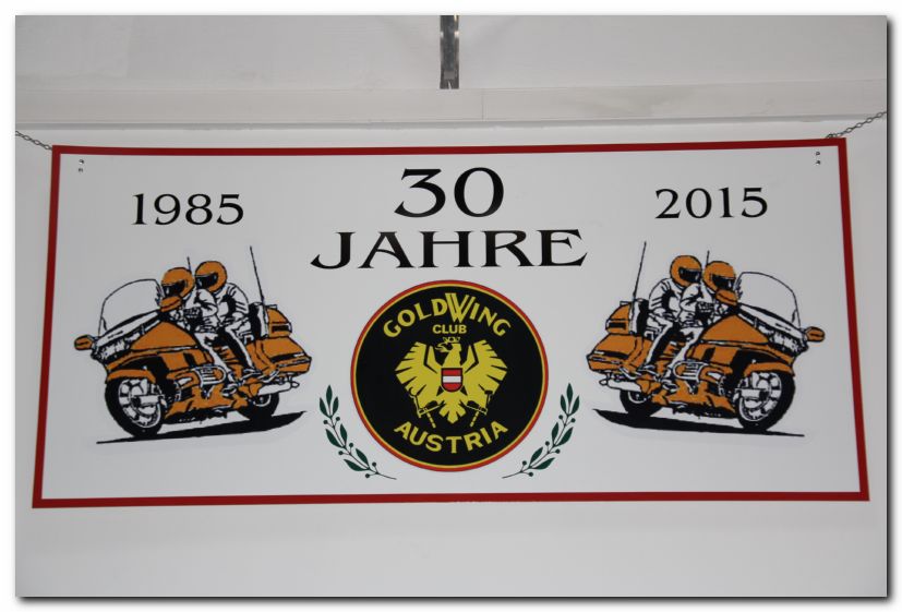 30 JAHRE GOLDWING-CLUB AUSTRIA VOM 22.-25.05.2015 IN UNTERWALTERSDORF